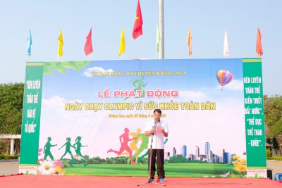 Trường THPT Krông Ana tham gia Ngày chạy Olympic vì sức khoẻ toàn dân